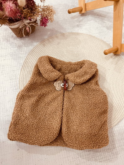 Chaleco Boucle Camel