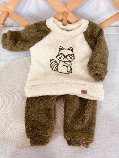 Conjunto Soft mapache 