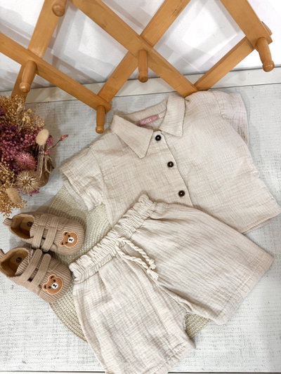 Conjunto Cotton Beni Beige