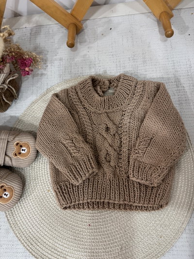 Sweter de Hilo Camel