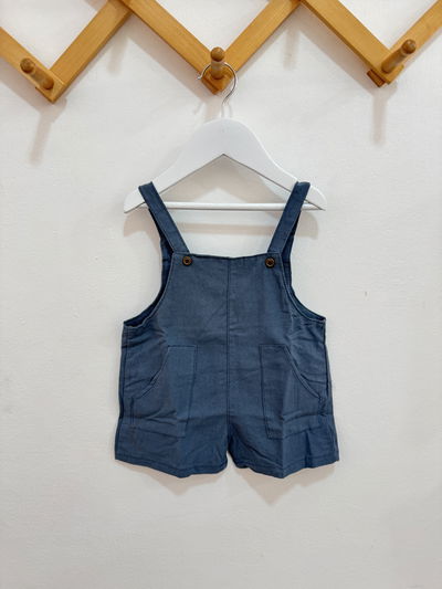 Jardinero Unisex Corto Azul acero