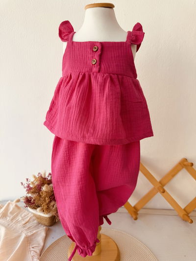 Conjunto Dalia Fucsia 