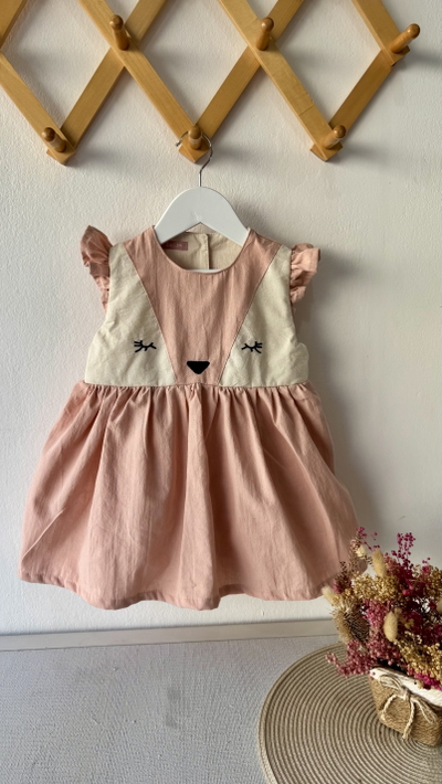 Body vestido Zorrito rosa