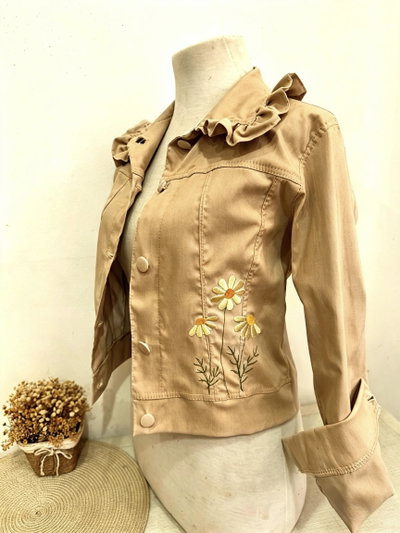 LANZAMIENTO Chaqueta Aurora Madre e Hija Beige