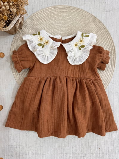 Vestido Atenea Canela