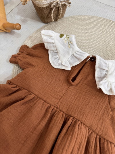Vestido Atenea Canela