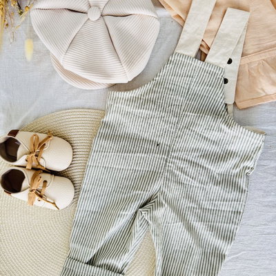 Jardinero Coco Rayado verde 