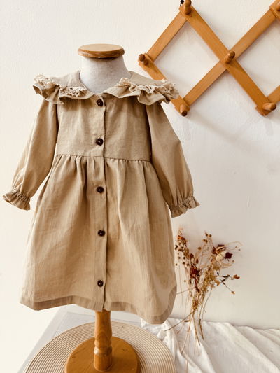Vestido Magnolia Arena mangas largas 