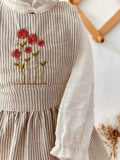 Jumper Dayme bordado Verde rayado