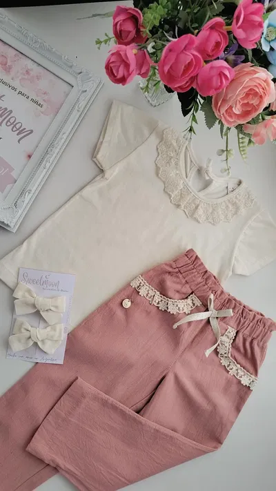 Conjunto pantalón y remera 