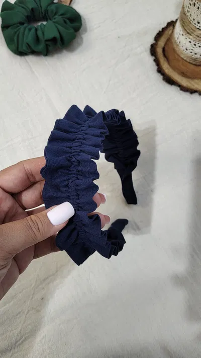 Vincha scrunchie escolar