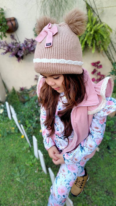 Conjunto Margot flores rosas (pre venta)