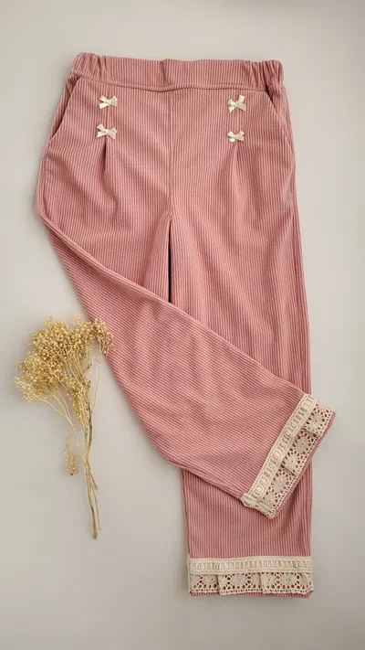Pantalón Olga corderoy Rosa