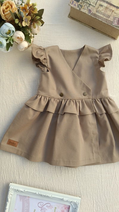 Vestido sobretodo Charlotte Beige