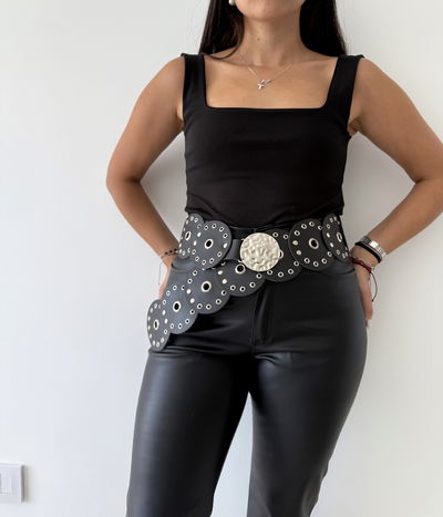 Cinturon Faja Chapon Negro