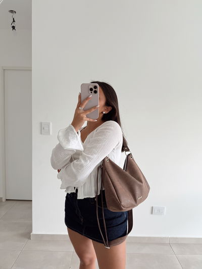 Mini Miu Marron Gastado (se envia a partir del 25/09)