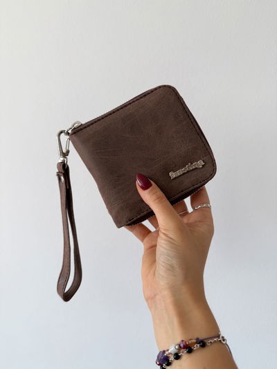 Billetera Aurora Marrón Gastado