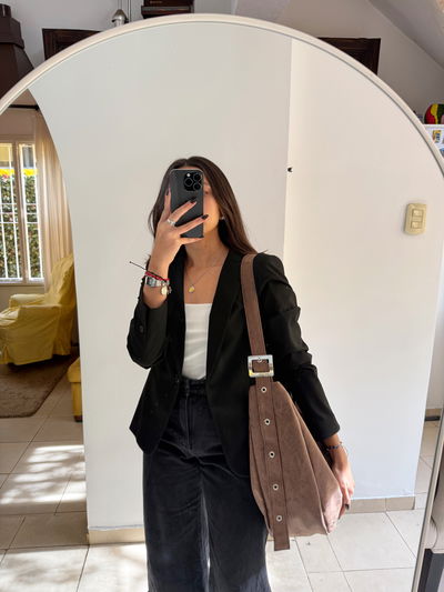 Bolso Ganni Marron Gastado