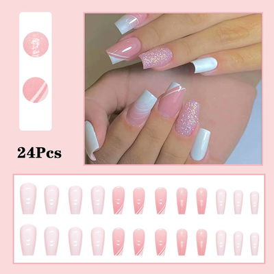 Uñas postizas X24PCS (consulte diseño)