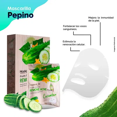 Mascarilla Facial de Pepino 