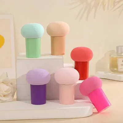 Esponja Puff tipo Brocha - (precio por unidad)