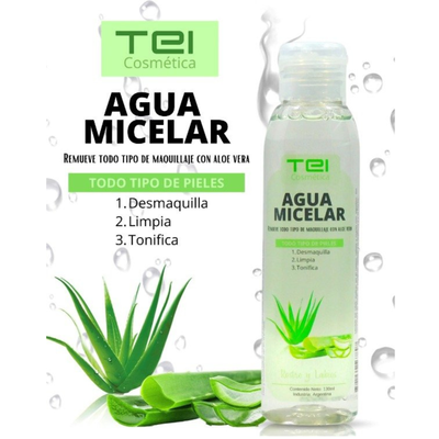 Agua MICELAR/ Desmaquillante TEI