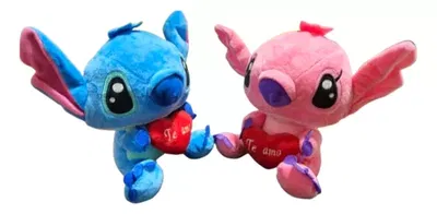 2 Peluches STITCH para compartir/ 15 cm 