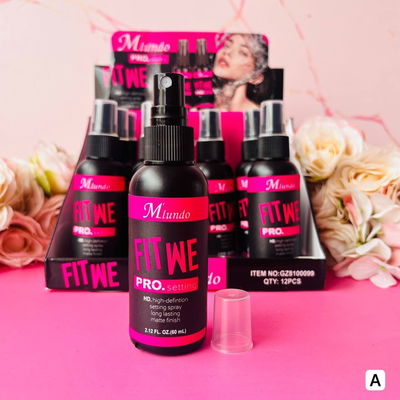 Fijador de maquillaje spray 