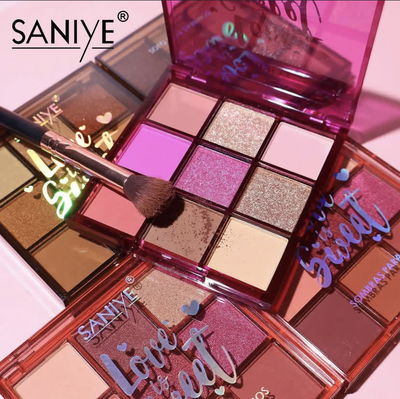 Paletita x9 colores de Saniye , súper pigmentación 