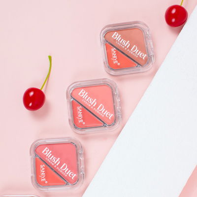 Rubor/ Blush Duet  2 en 1 - Crema y Polvo 