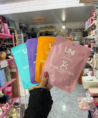 Set X 4 mascarillas FACIALES SURTIDAS 