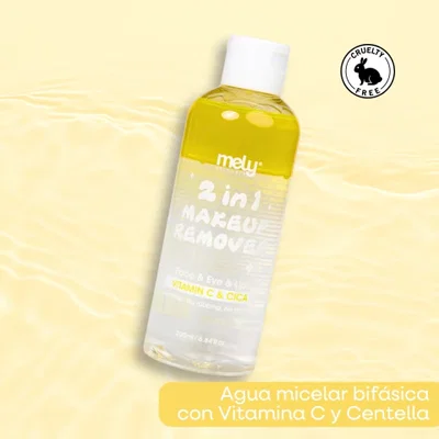 Agua MICELAR de MELY - limpiador y removedor 