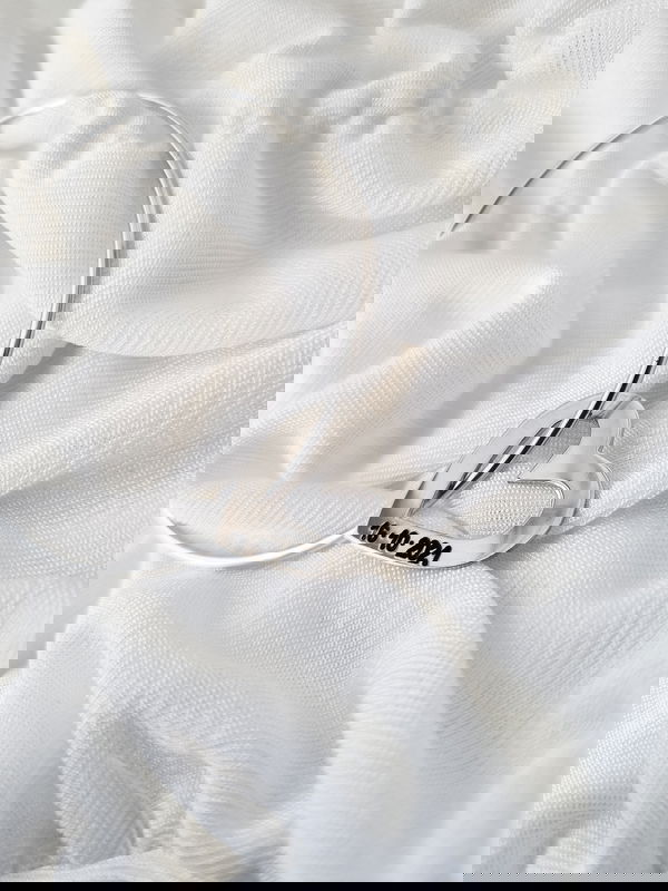 Esclava + corazón calado