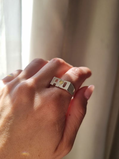 Doble inicial + Corazón