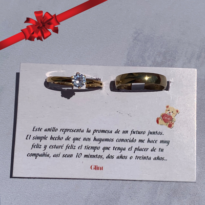Tarjeta Anillos de promesa
