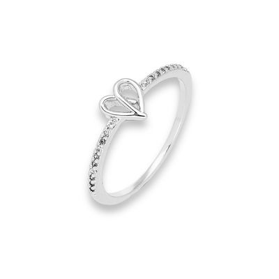 Anillo Eternity plateado