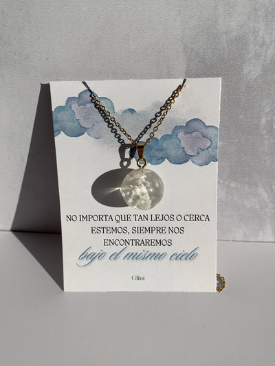 Collar Cielo blanco