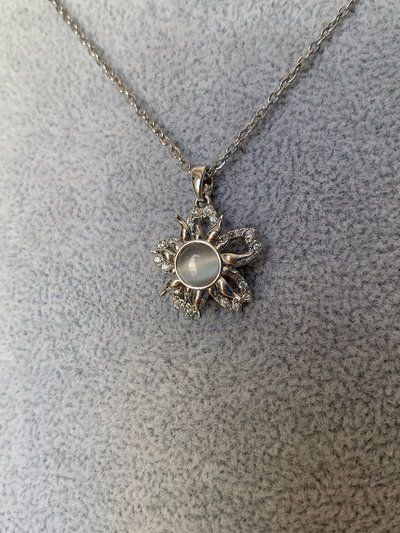 Collar Sol Silver giratorio