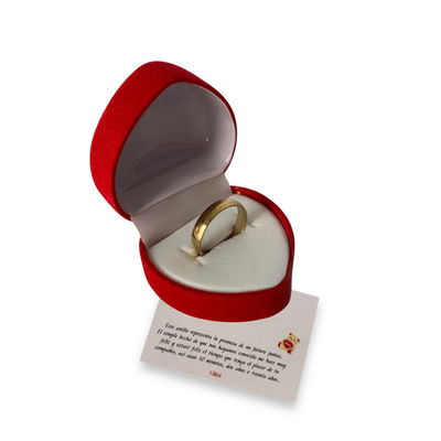 Súmalo a tu anillo promesa : Alianza + Estuche
