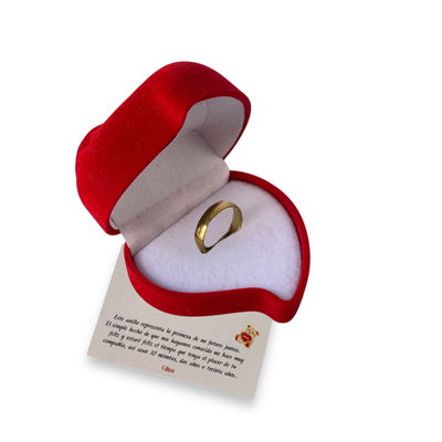 Súmalo a tu anillo promesa : Alianza + Estuche 