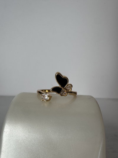 Anillo Mariposa dorado
