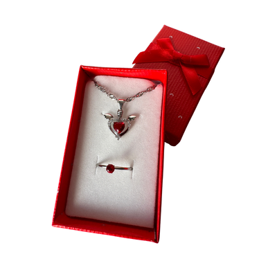 Set: Anillo promesa + Collar Cupido