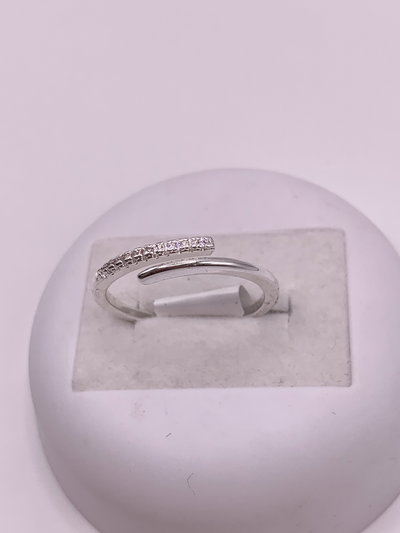 Anillo Infinity plateado