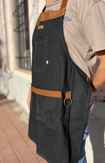 Delantal asador gabardina