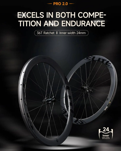 Ruedas de Carbono Elitewheels de Ruta PRO 2.0