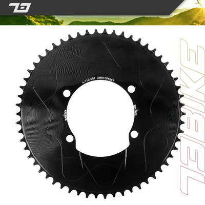 Monoplato Bcd 110 Asimetrico Tapado Shimano Ruta 58 Dientes