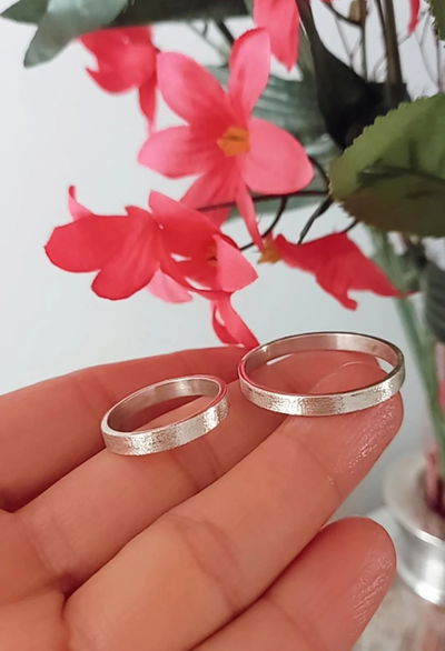 ALIANZAS CINTA SATINADAS