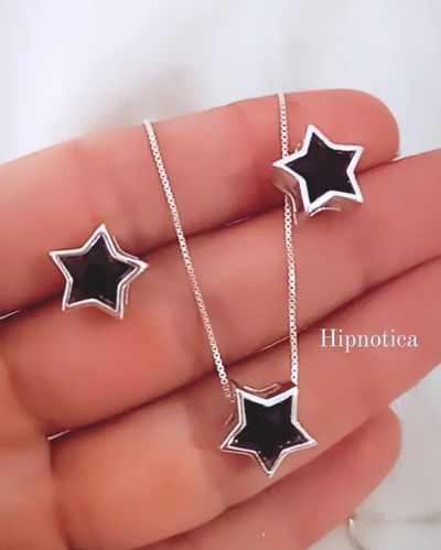 CONJUNTO ESTRELLA BLACK - 45 CM