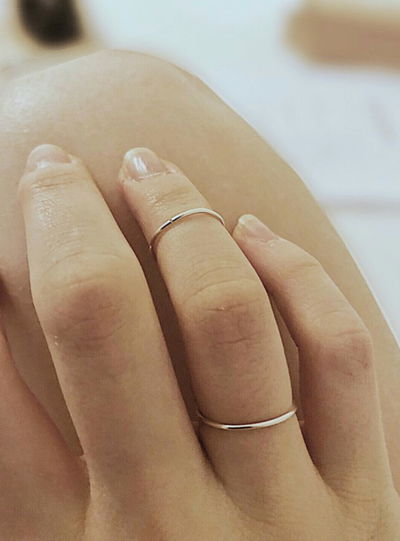 ANILLO SILVER HILO
