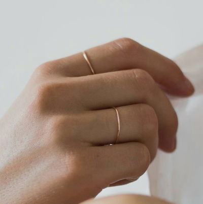 ANILLO GOLD - ROSE HILO